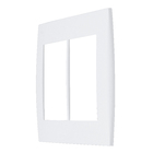 Placa com Suporte 4x4 6Módulos Branco Ilus Siemens