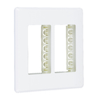 Placa com Suporte 4x4 6Módulos Branco S19 Simon