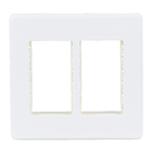 Placa com Suporte 4x4 6Módulos Branco S19 Simon