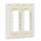 Placa com Suporte 4x4 6Módulos Branco S19 Simon