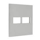 Placa com Suporte 4x4 Cinza Titanium Madrid Lexman