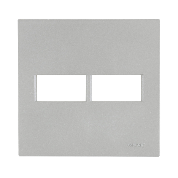 Placa com Suporte 4x4 Cinza Titanium Madrid Lexman