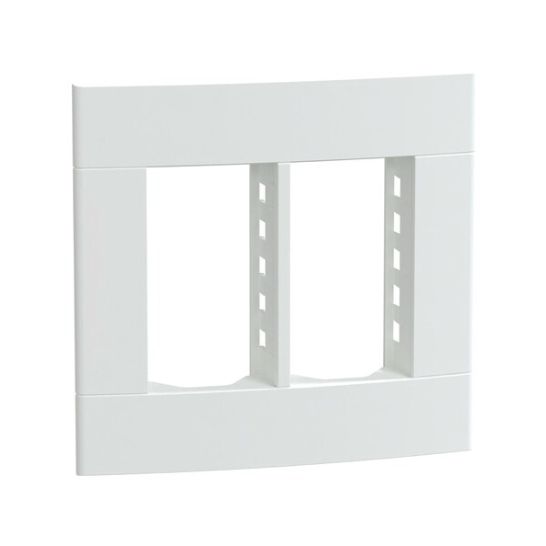 Placa com Suporte 4x4 de 6 Postos Branca Lunare UP Schneider