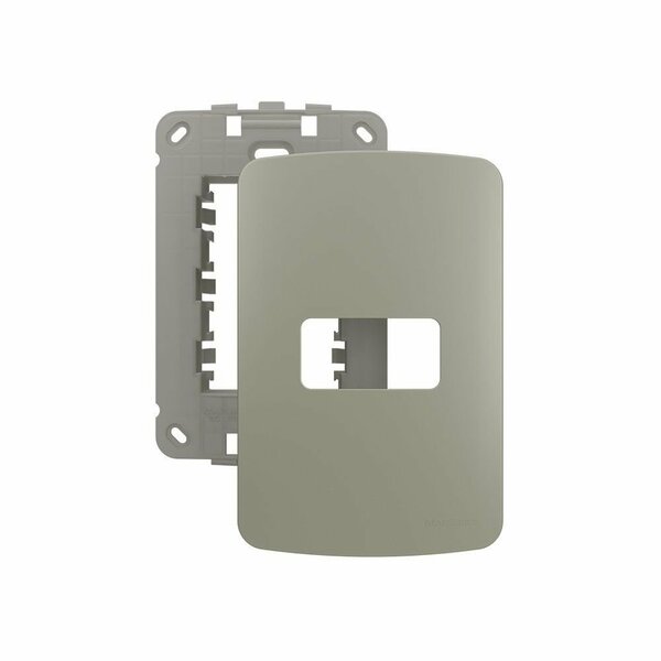 Placa Com Suporte Margirius B3 Colors 4x2 Para 1 Módulo Horiz