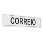 Placa "Correio" Plástico 5x25cm