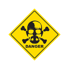 Placa Danger