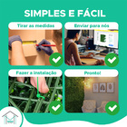 Placa De Buchinho 60x40 Tipo Floresta - Grama Artificial Para