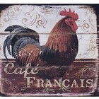 Placa De Metal Galo Oldway 225cm