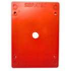 Placa De Montagem Plástica Cor Laranja Para Caixa Grande -  3