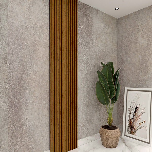 Placa De Painel Requinte 45cm Naturale - Gelius