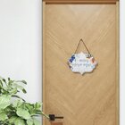 Placa De Porta Decoração Frases Amor Flores Sala Cozinha