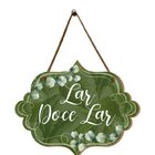 Placa De Porta Decorativa Frases Lar Plantas Sala Cozinha