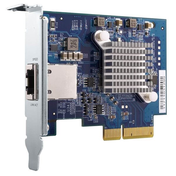 Placa De Rede 10gbe Pcie 4x - Qxg-10g1t Qnap