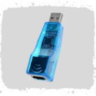 Placa De Rede Usb Externa Rj45 Adaptador Lan Ethernet 10/100