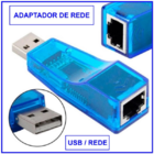 Placa De Rede Usb Modelo Au-55  Conexão Rápida E Estável