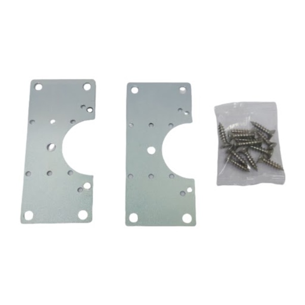 Placa de Reparo para Dobradiça Aço Galvanizado 2 peças Fgvtn