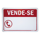 Placa De Sinalização Adesiva Em Pvc 20 X 30cm Vende-se 1251 D