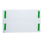 Placa De Sinalização Adesiva Em Pvc Verde 15 X 30cm Duas Seta