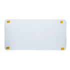 Placa De Sinalização Adesiva Em Pvc Verde 15 X 30cm Saída A E