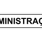 Placa De Sinalização Administração Para Porta Tamanho 5x25cm