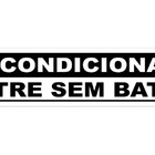 Placa De Sinalização Ar Condicionado Entre Sem Bater Tamanho