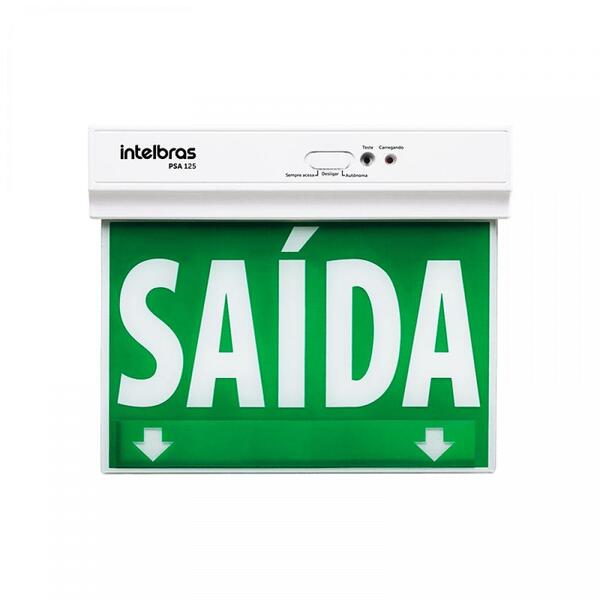 Placa De Sinalização Face Única Intelbras Psa 125