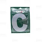 Placa De Sinalização Letra C Escovado