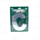 Placa De Sinalização Letra C Espelhado Gmad