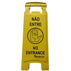 Placa De Sinalização Não Entre Bralimpia