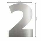 Placa De Sinalização Numérica 2 Biovis