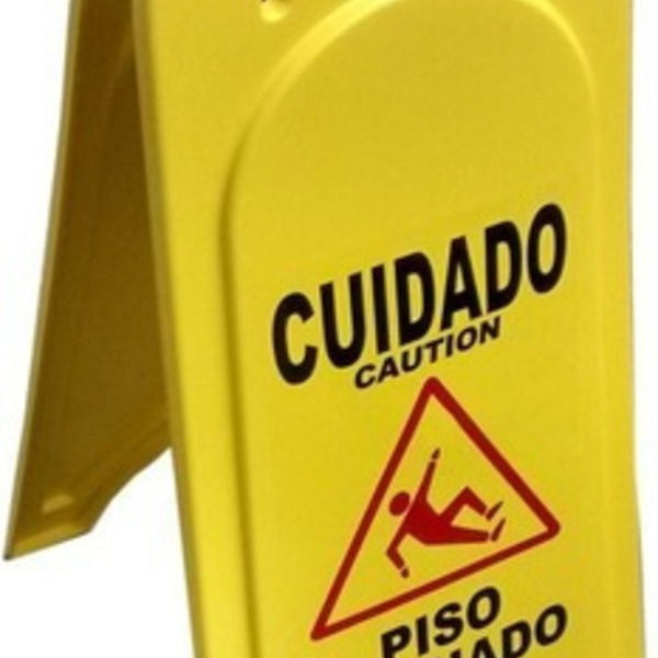 Placa De Sinalização Piso Molhado / Placa Sinalizadora