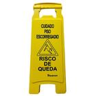 Placa De Sinalização Piso Molhado Bralimpia