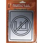 Placa De Sinalização Proibido Estacionar Numeral 911