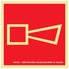 Placa De Sinalização Pvc Alarme Sonoro 20x20cm