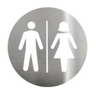 Placa De Sinalização Sanitário Unissex Biovis