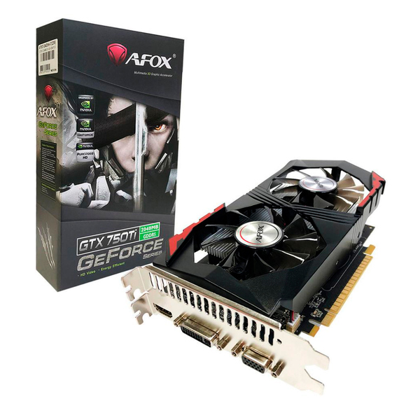 Placa De Video 2gb Gtx750ti Ddr5 128bit Vga/dvi/hdmi  Af750ti