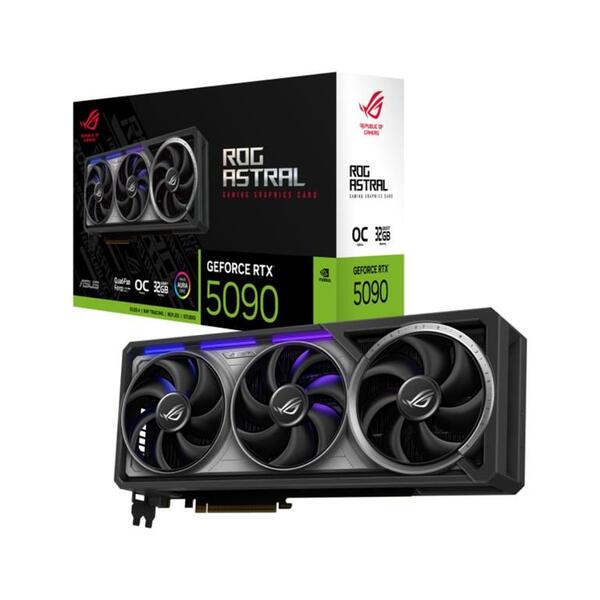 Placa De Video Asus Rog Astral Geforce Rtx 5090 Gam Oc 32gb G