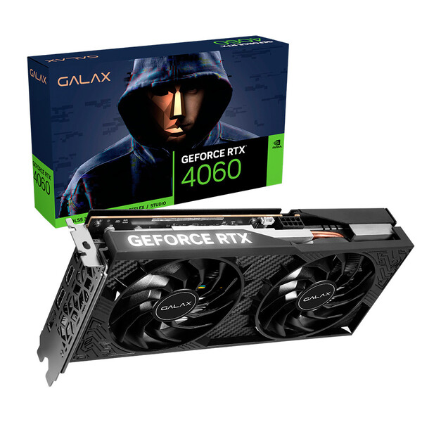 Placa De Vídeo Galax Geforce Rtx 4060 1-click Oc 2x 8gb Gddr6