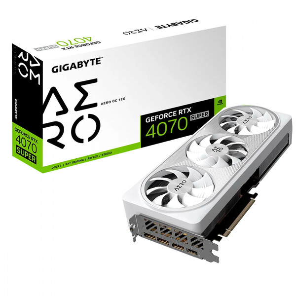 Placa De Vídeo Gigabyte Geforce Rtx 4070 Super Aero Oc 12gb G