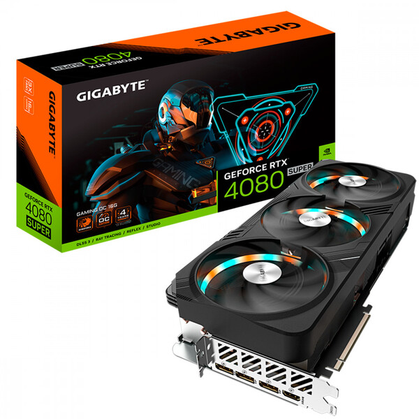 Placa De Vídeo Gigabyte Geforce Rtx 4080 Super Gaming Oc 16gb