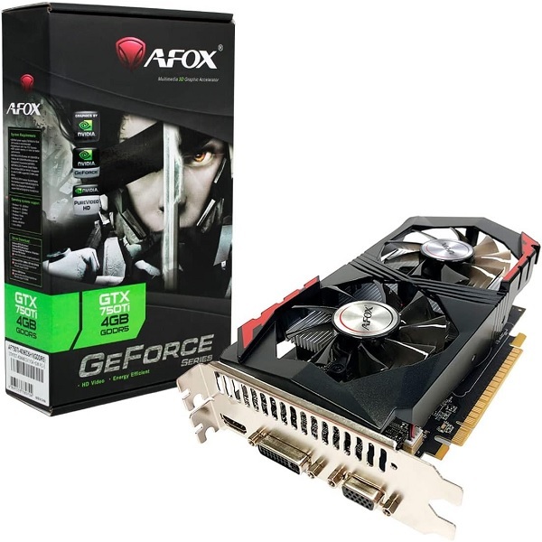 Placa De Video Nvidia Afox Geforce Gtx 750ti 4gb Ddr5 128 Bit
