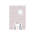 Placa Decoração Escandinava MDF Coelho 30x40cm