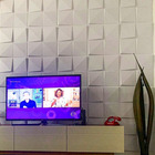 Placa Decorativa 3d Plástico Para Parede Cubos Não É Pvc