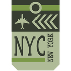 Placa Decorativa  NYC 20x30cm