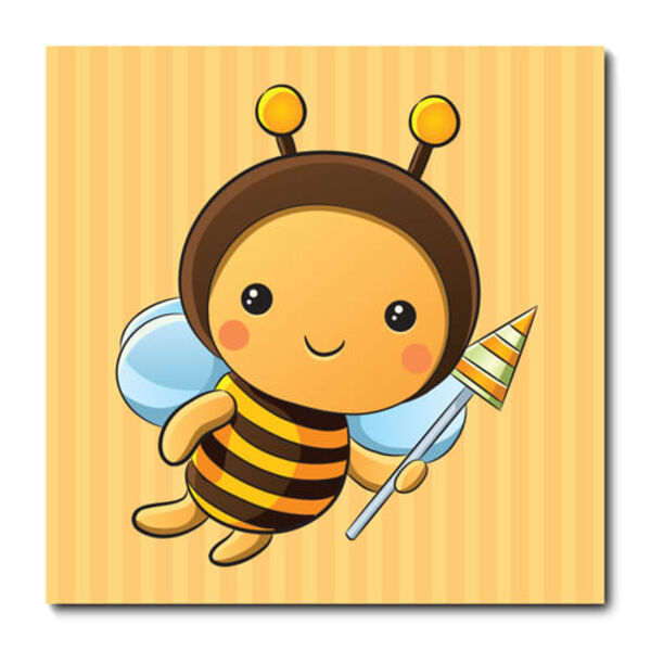 Placa Decorativa - Abelha - Infantil - 1028plmk