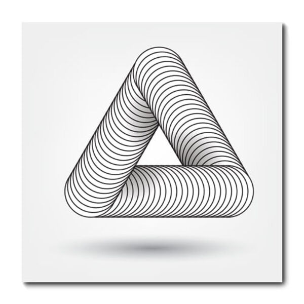 Placa Decorativa - Abstrato - 1381plmk