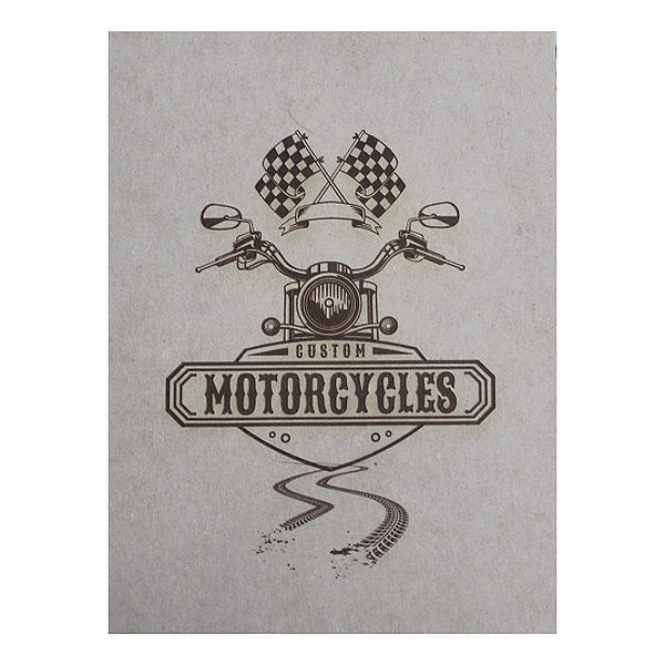 Placa Decorativa Adesiva Não É Segredo Moto Mdf 30x40 Ns0401