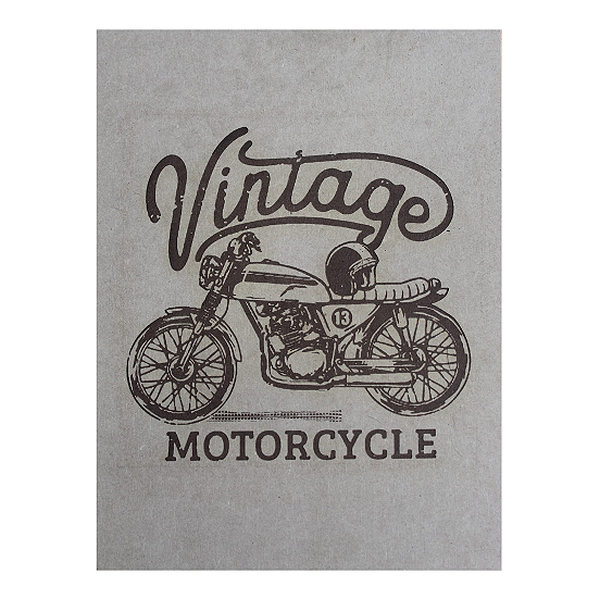 Placa Decorativa Adesiva Não É Segredo Moto Mdf 30x40 Ns0403