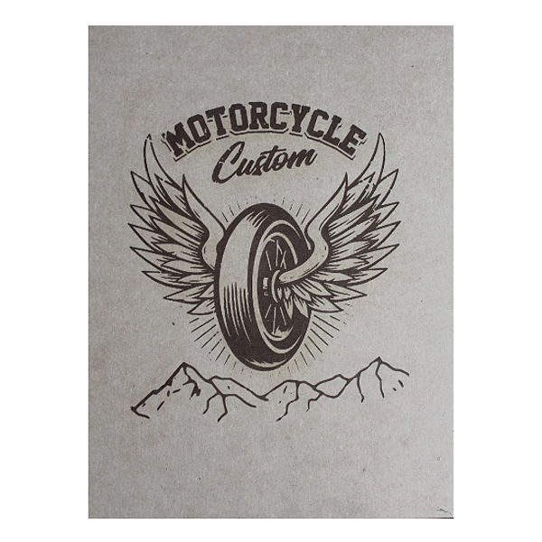 Placa Decorativa Adesiva Não É Segredo Roda Mdf 30x40 Ns0402