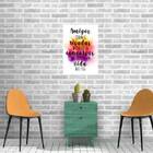 Placa Decorativa Amigos Tornam A Vida 18x27cm